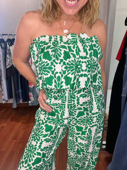 Verde amor jumpsuit