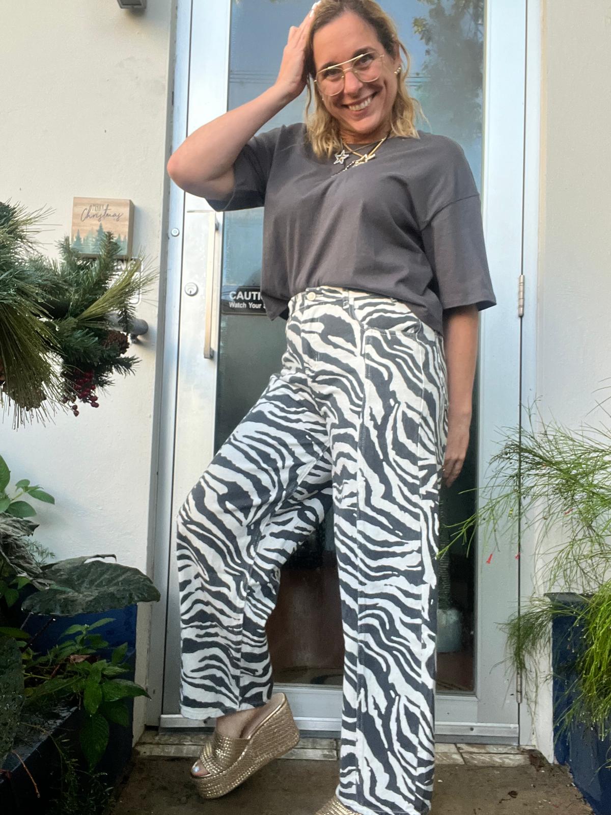 Zebra Pants