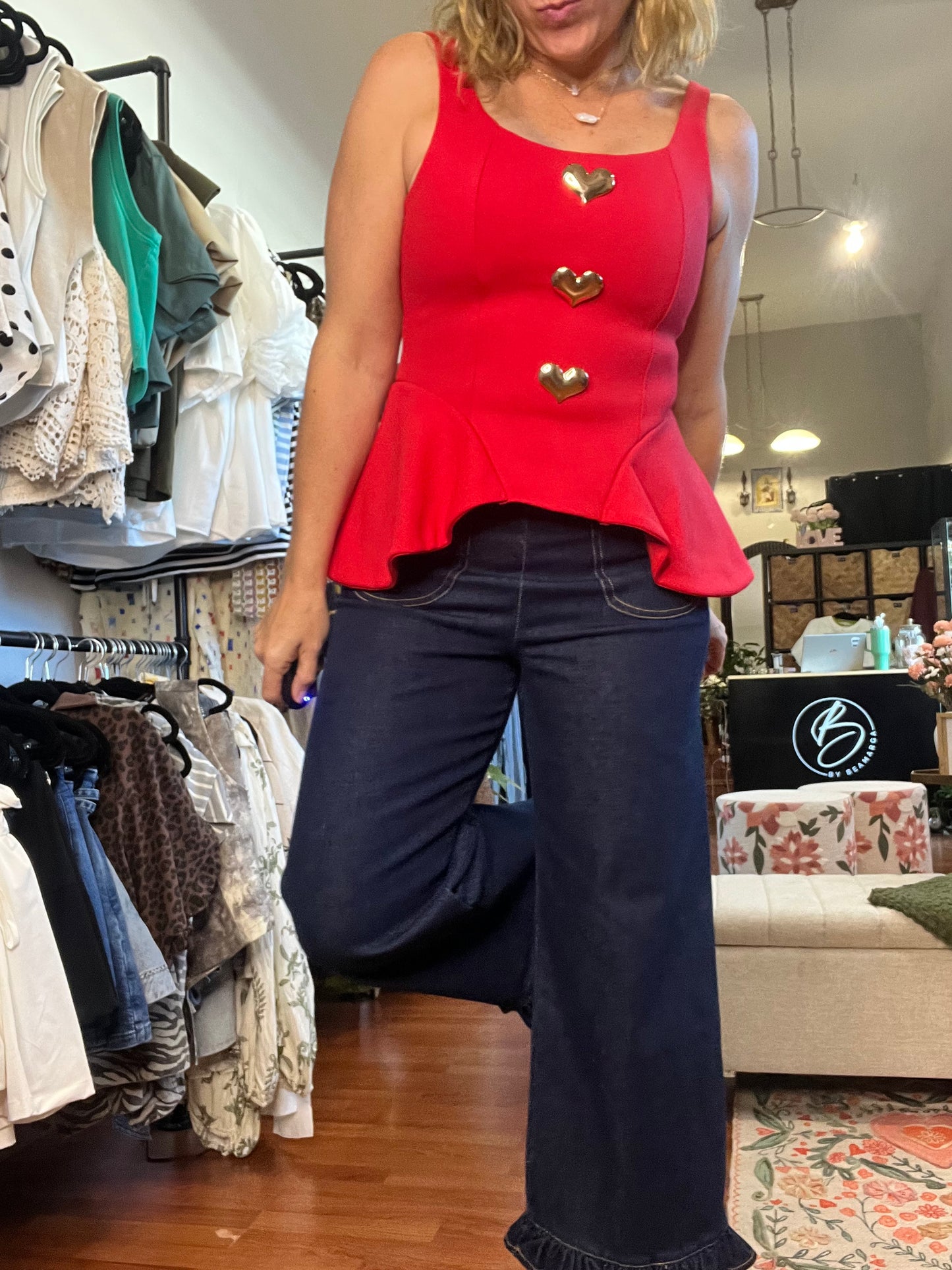 Dark Hilda denim pant