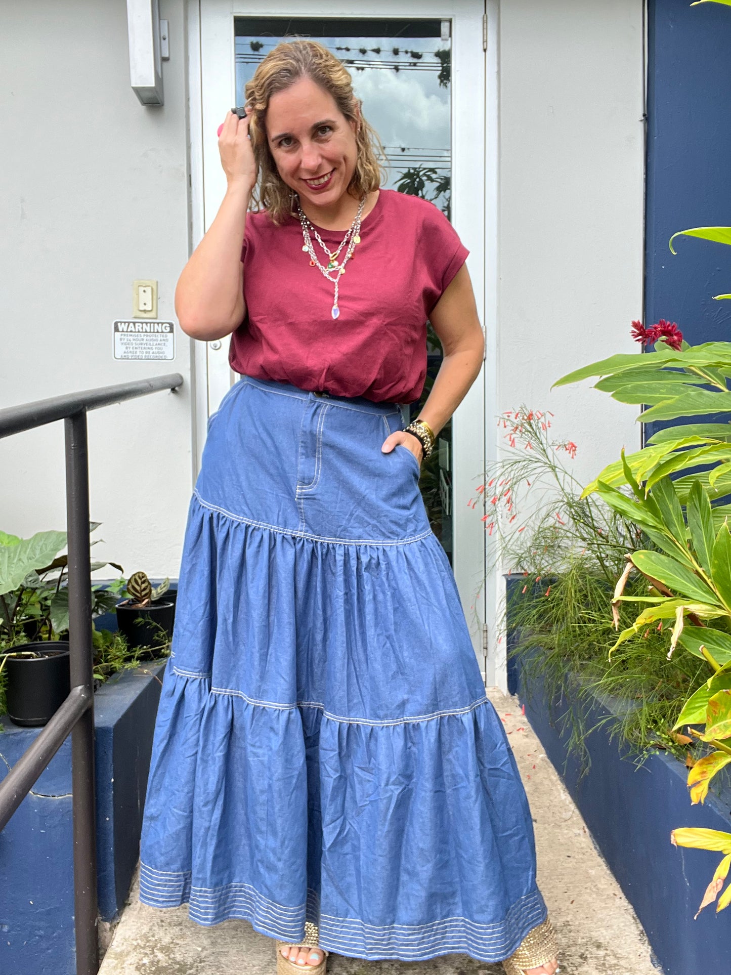 Eliza Denim Skirt