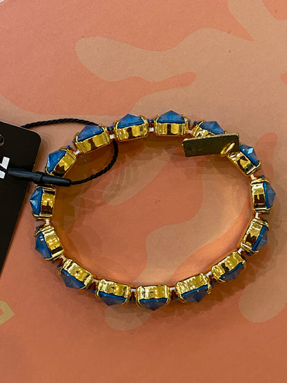 TOVA Croatia Stretch Bracelet in Teal Ignite