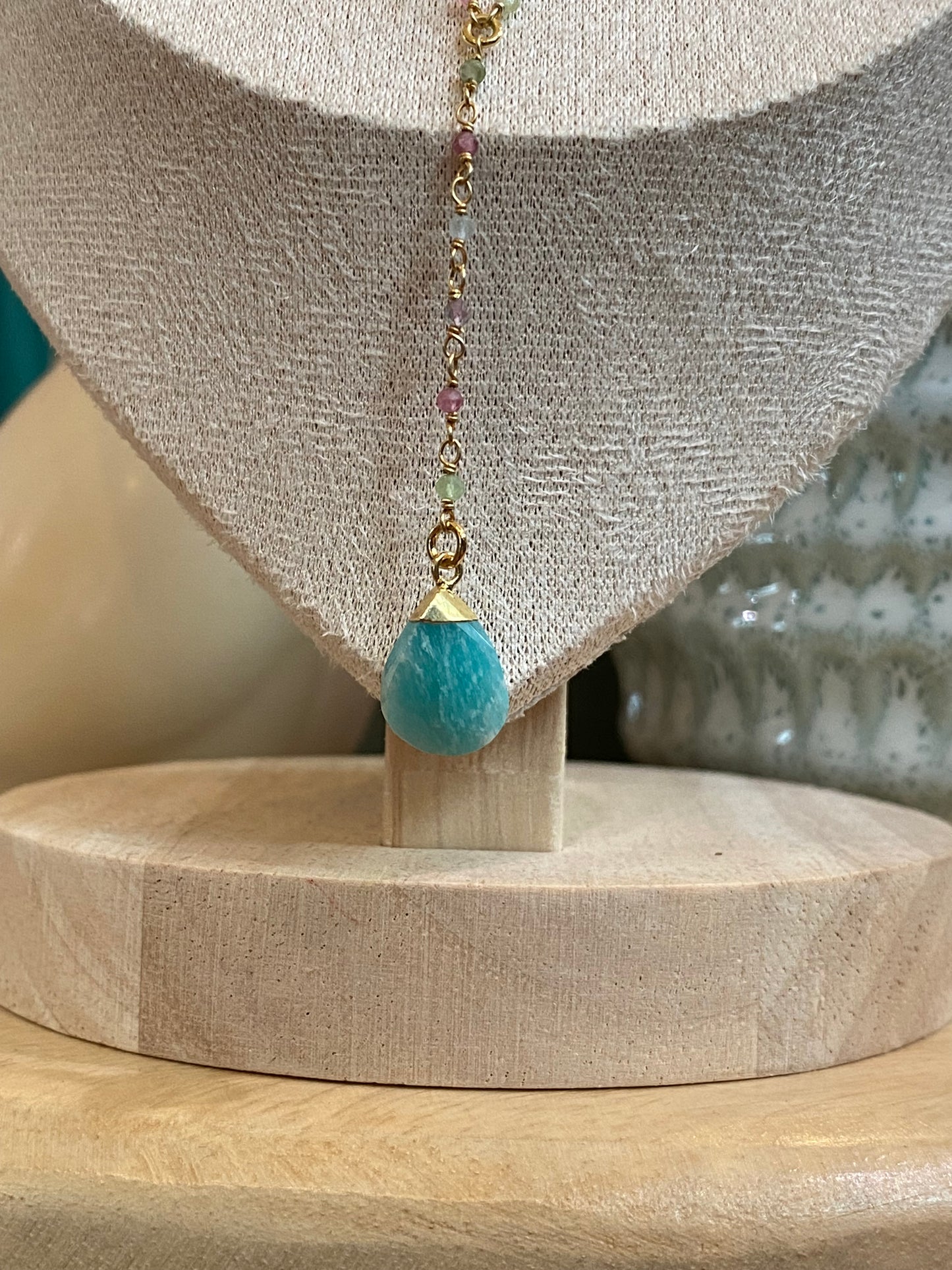 Indigo - Mallorca Multi Tourma Necklace