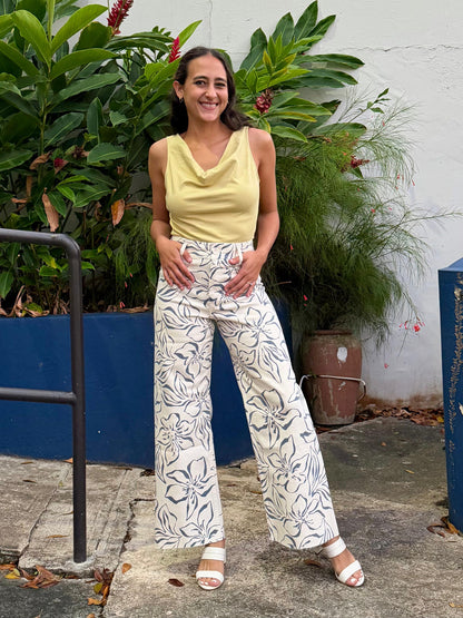 Blue Bloom Pants