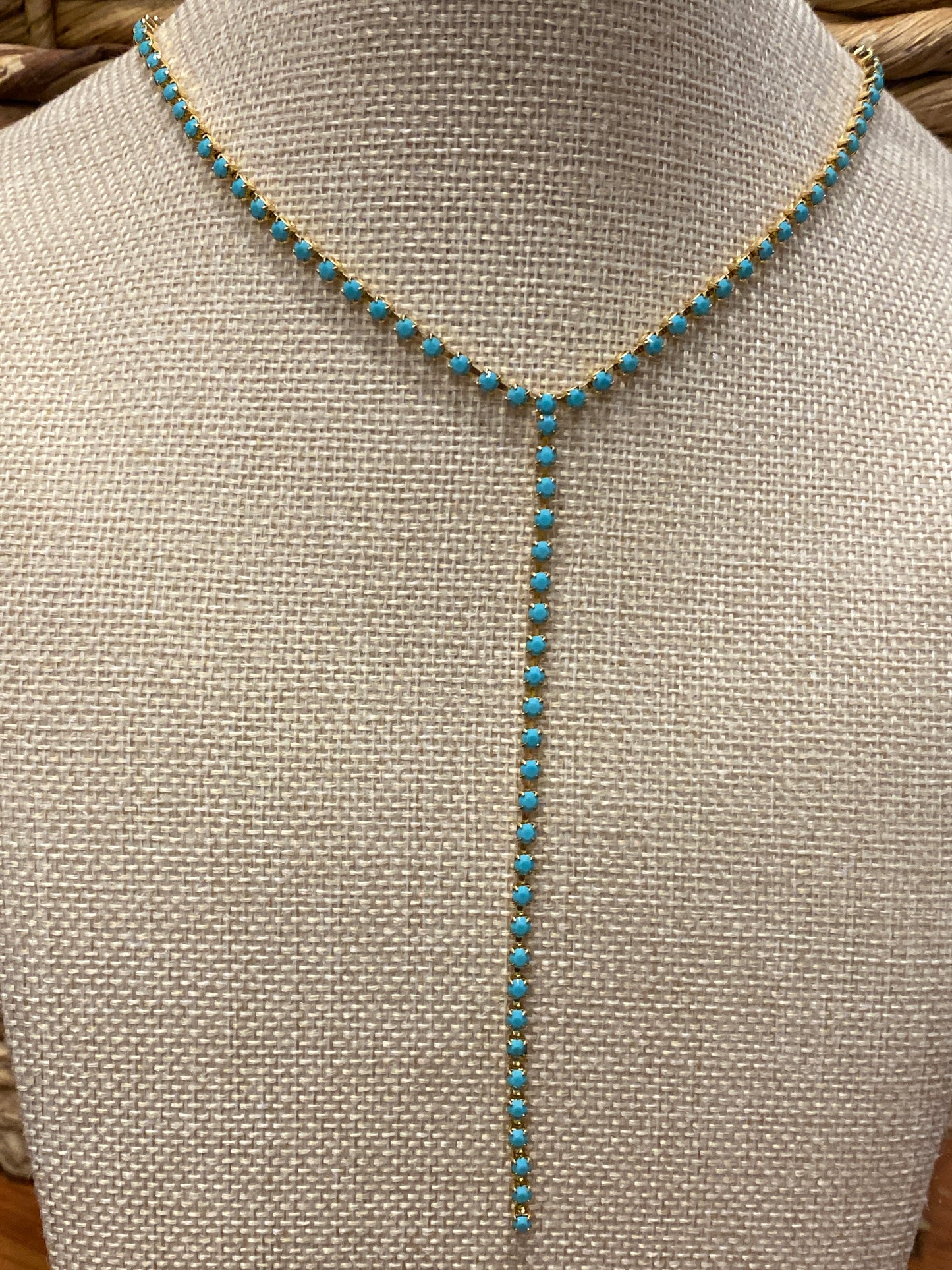 TOVA Kassandra Necklace Turquesa