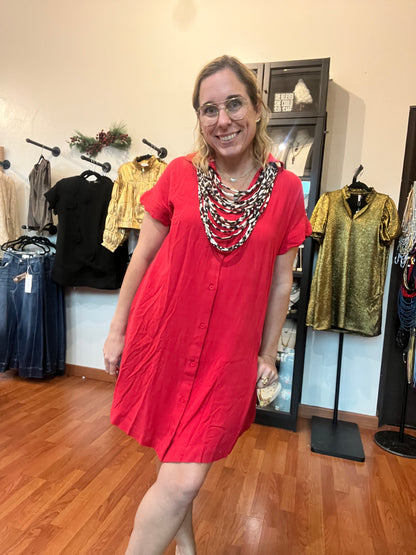 Red Cami Dress