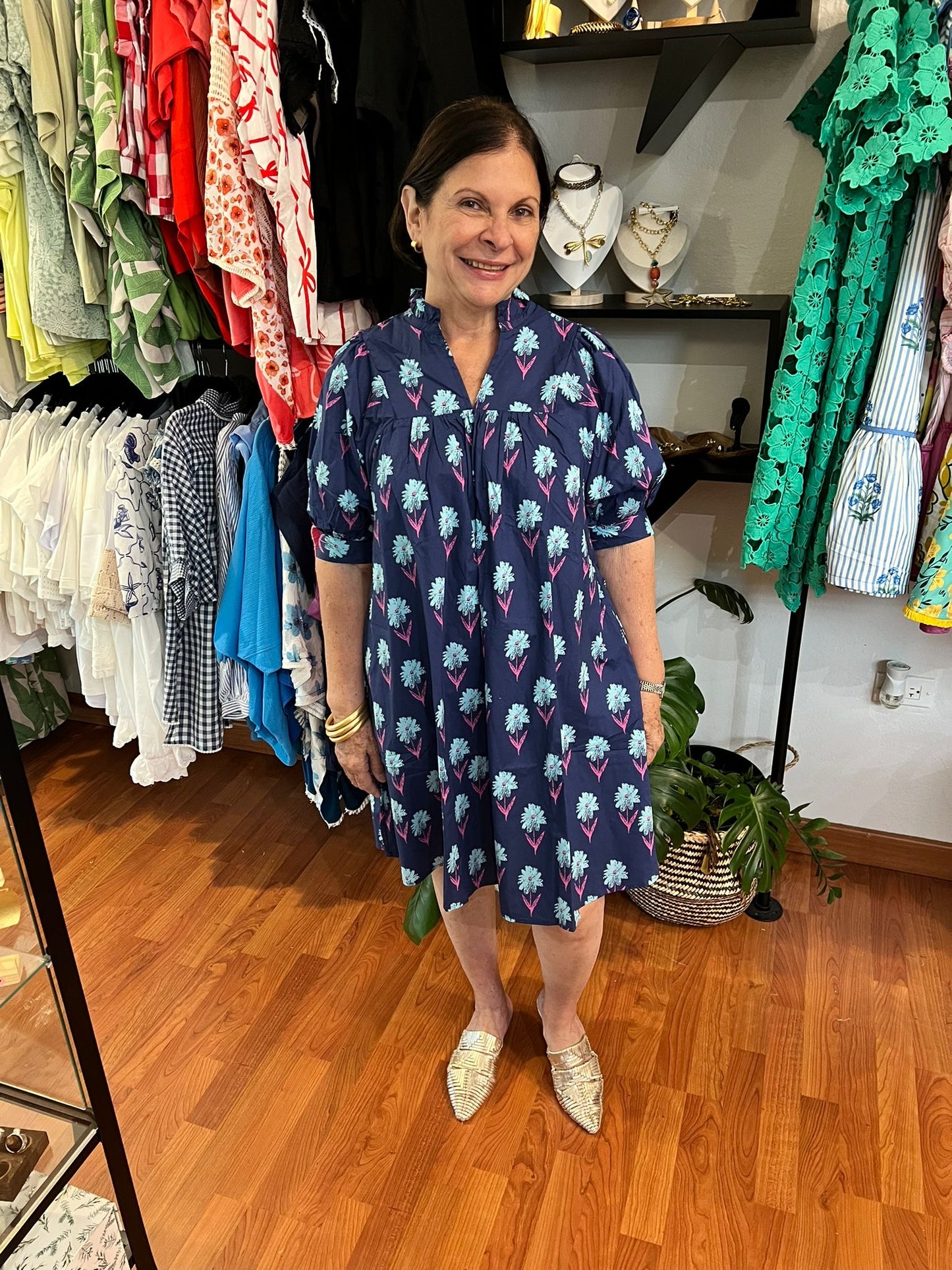 Blue Flowers Dress