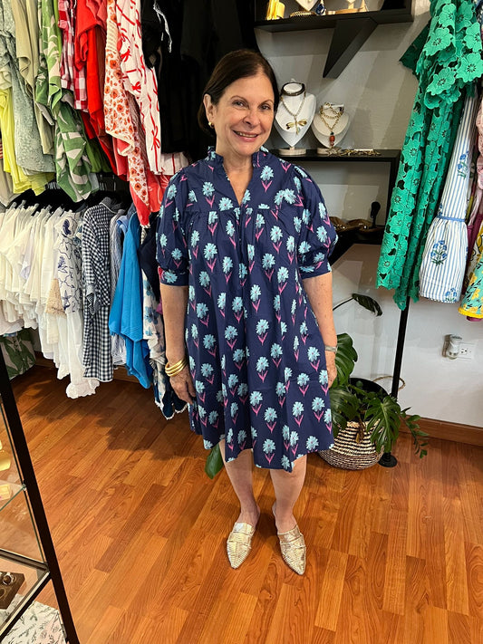 Blue Flowers Dress