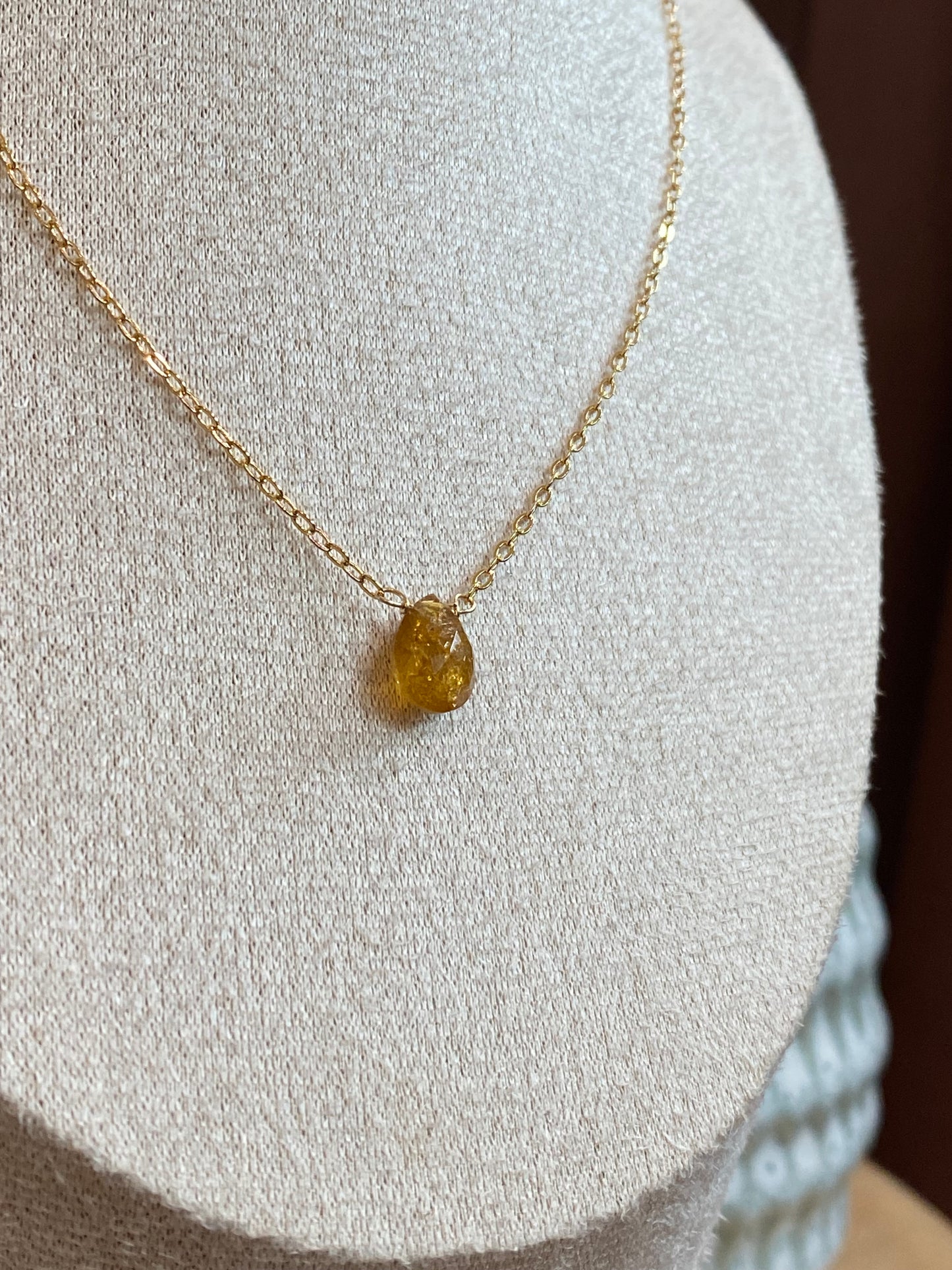 Indigo- Sofia Spressartite Necklace