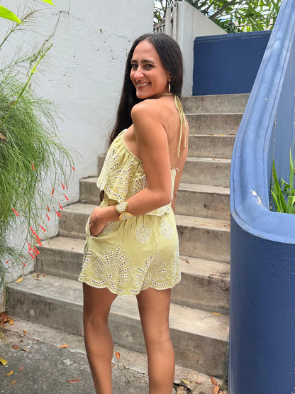 Pistachio Romper