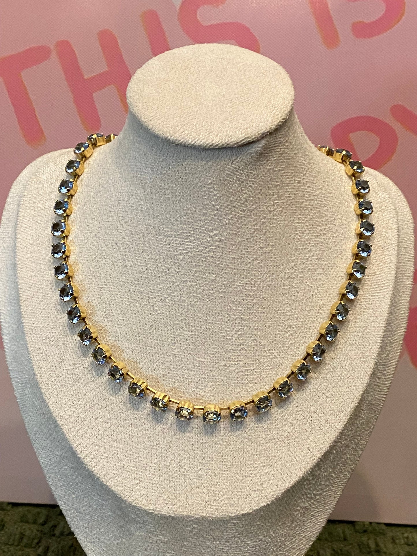 TOVA Sarina Necklace in Sapphire