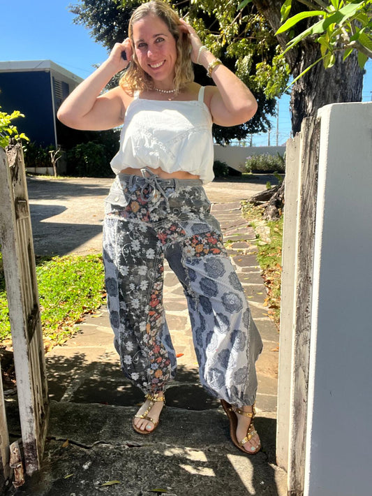 Floral Mix Pants