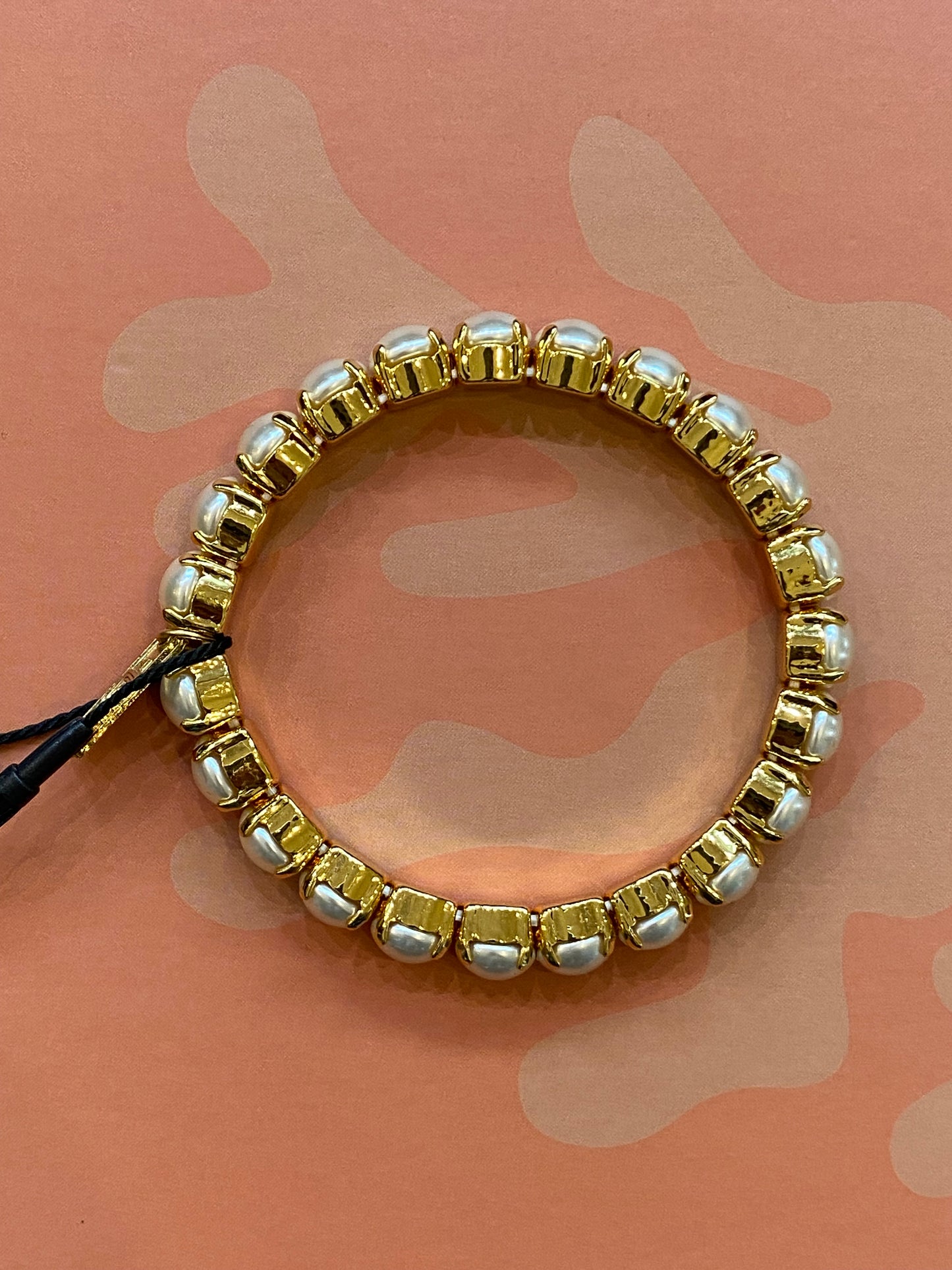 TOVA Oakland Stretch Bracelet in Pearls