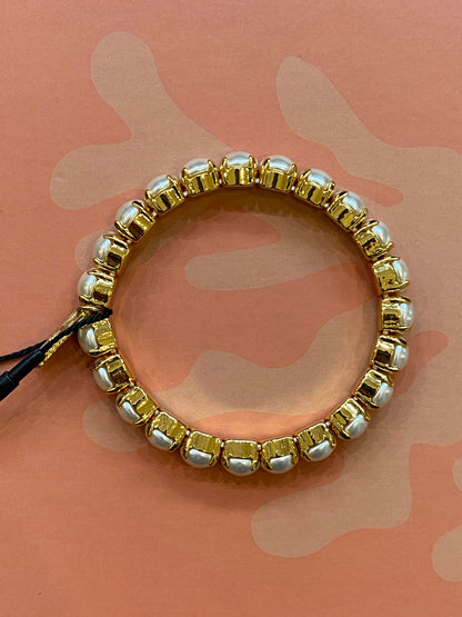 TOVA Oakland Stretch Bracelet in Pearls