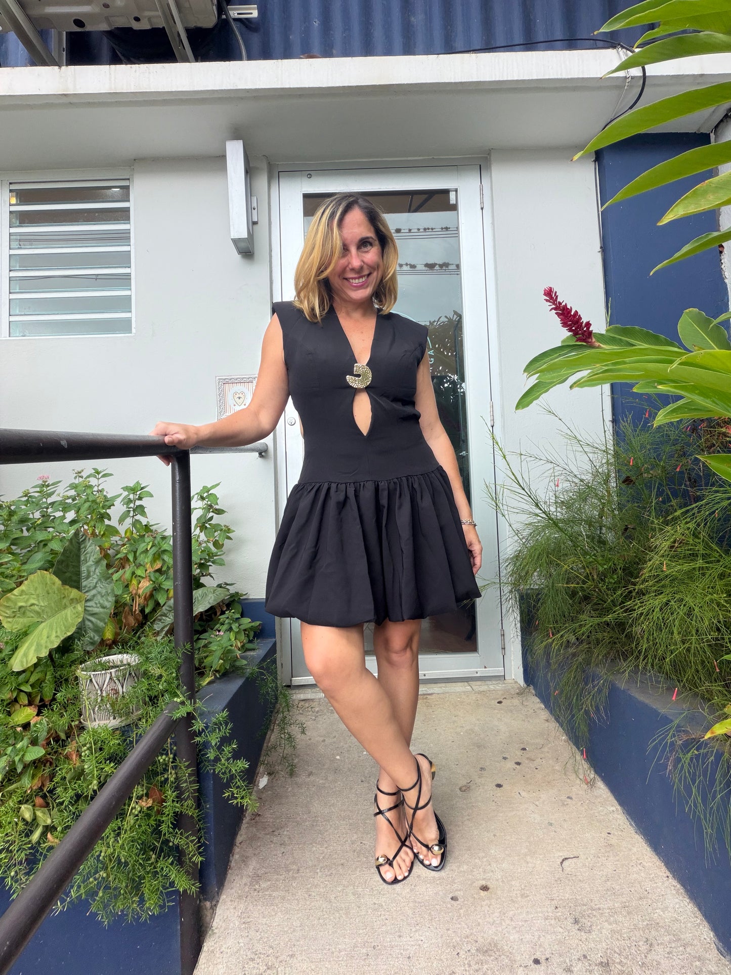 Puffball Mini Dress