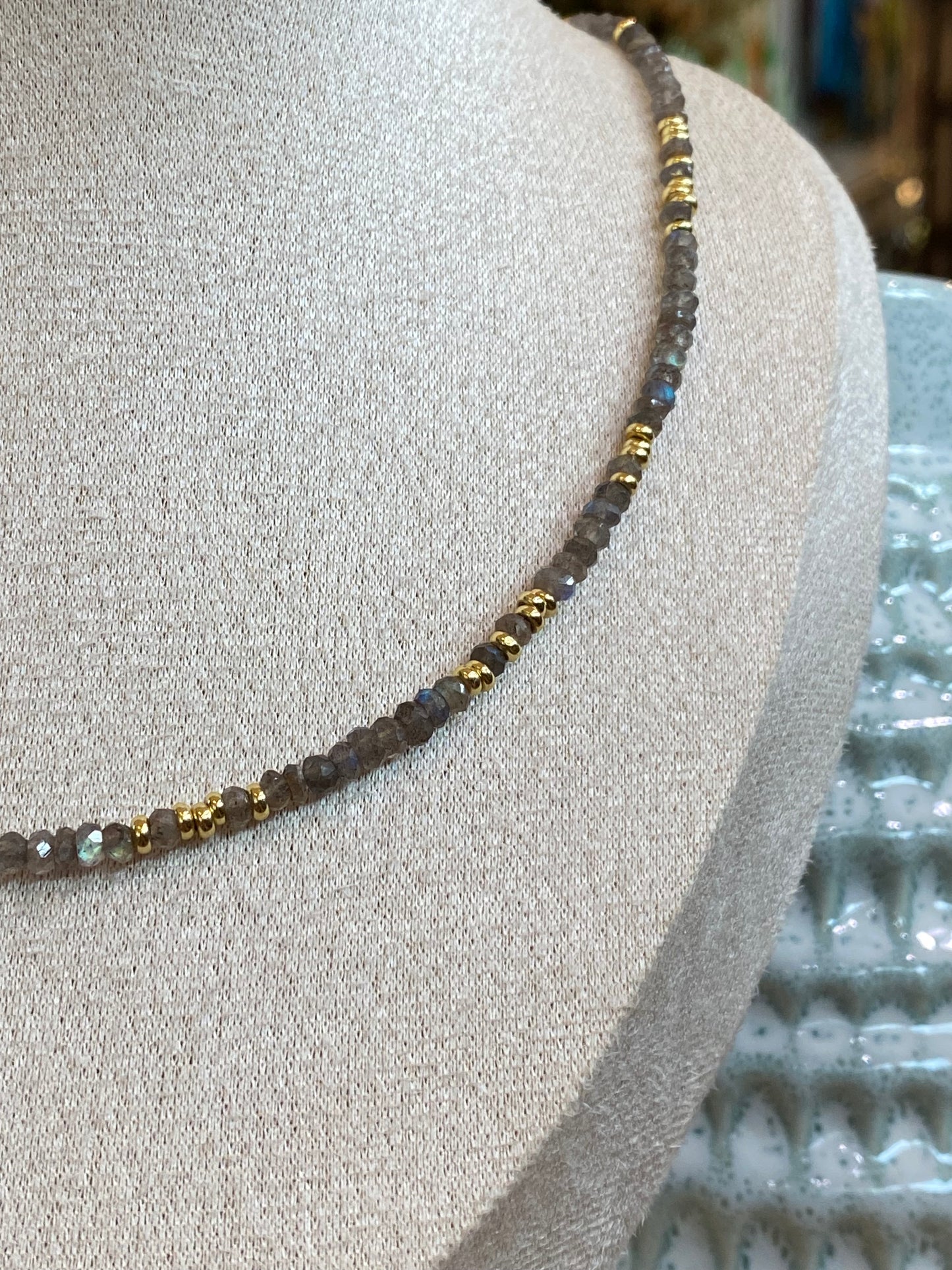 Indigo- Ines Labradorite Necklace