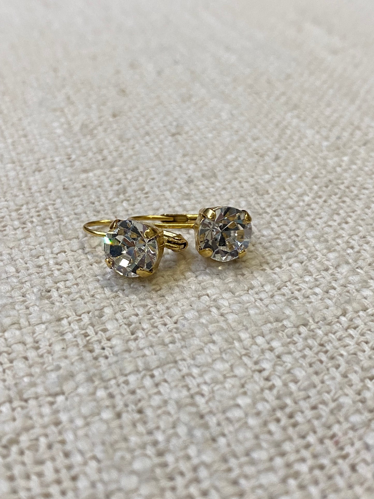 TOVA Oakland Earings Clear