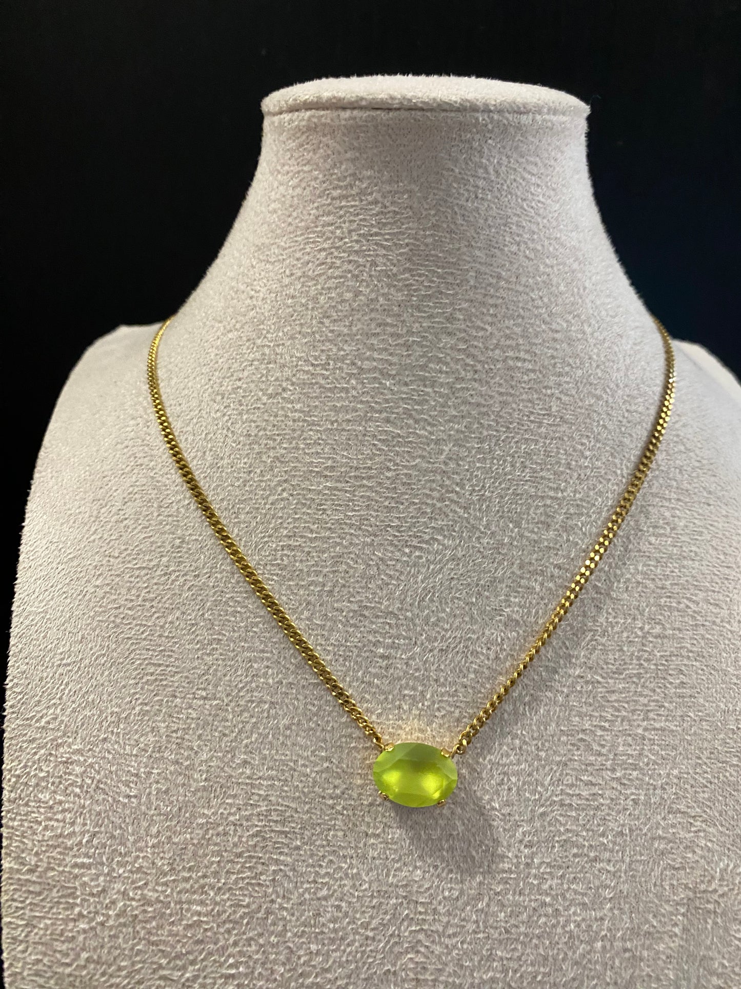 Tova Iza Green Necklace