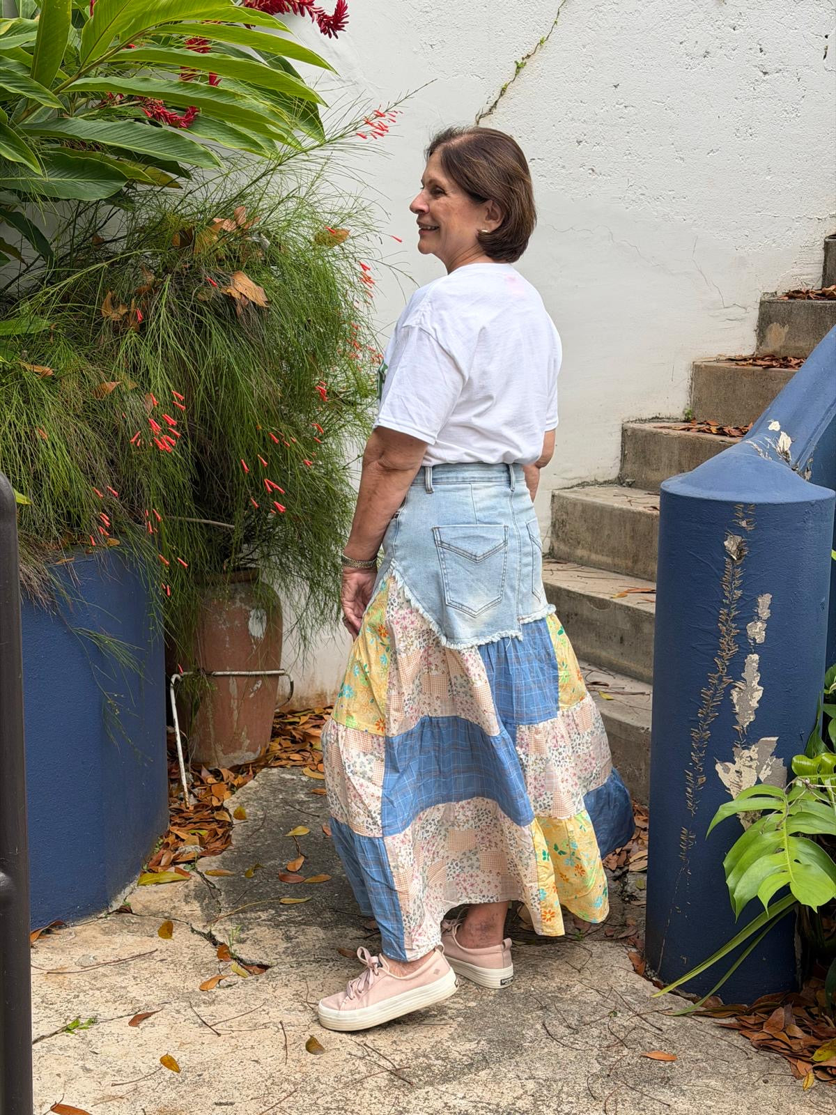 Luisa Patchwork Skirt
