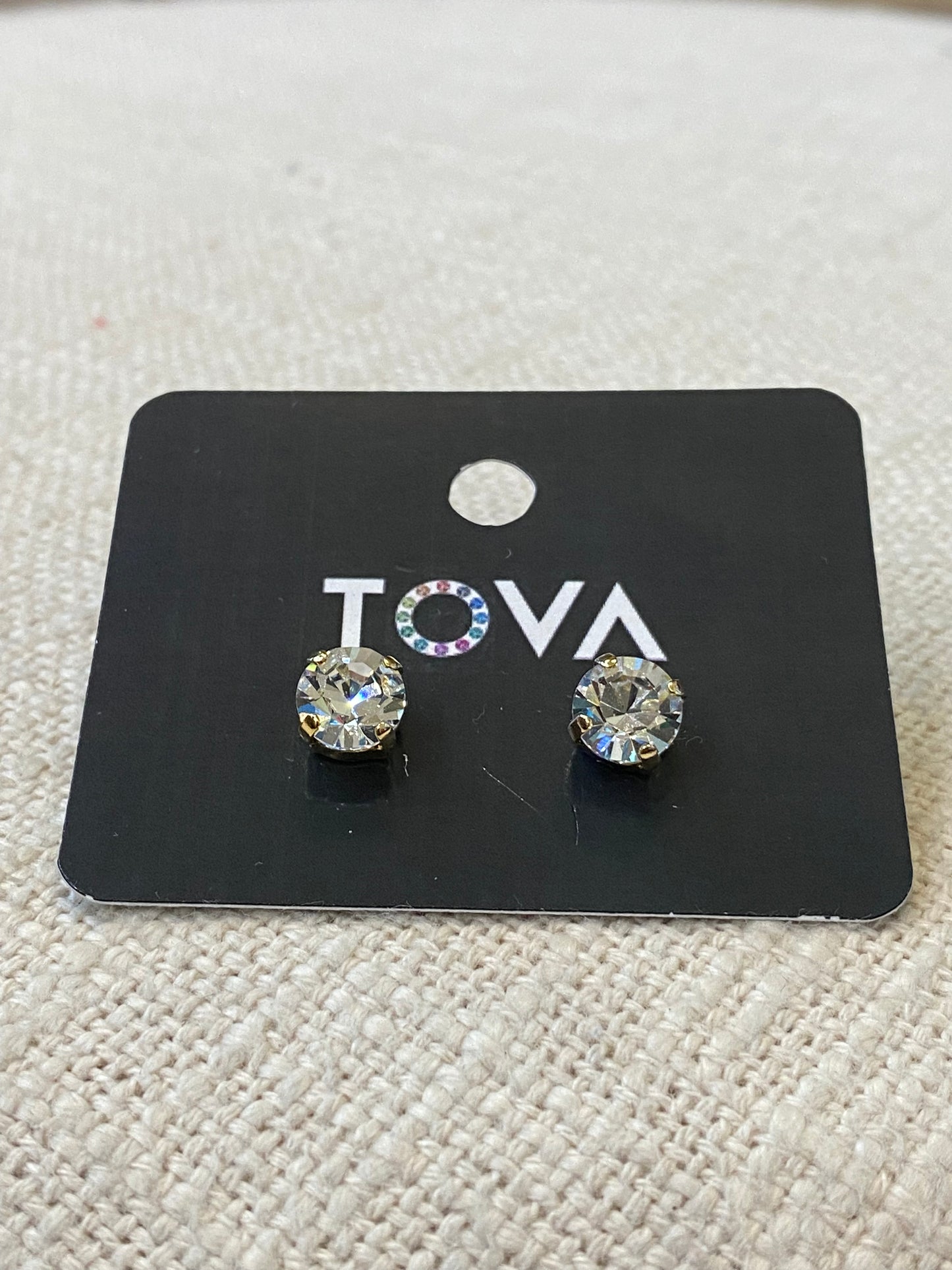 TOVA Oakland Studs Clear