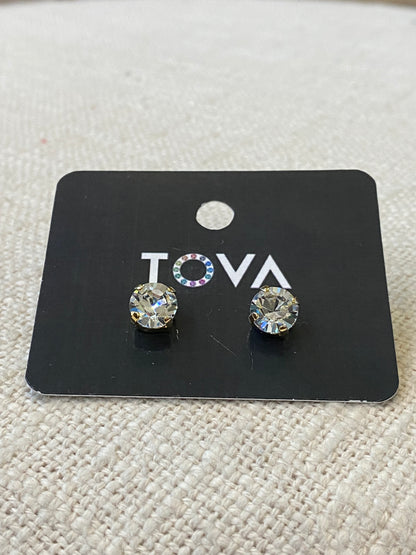 TOVA Oakland Studs Clear