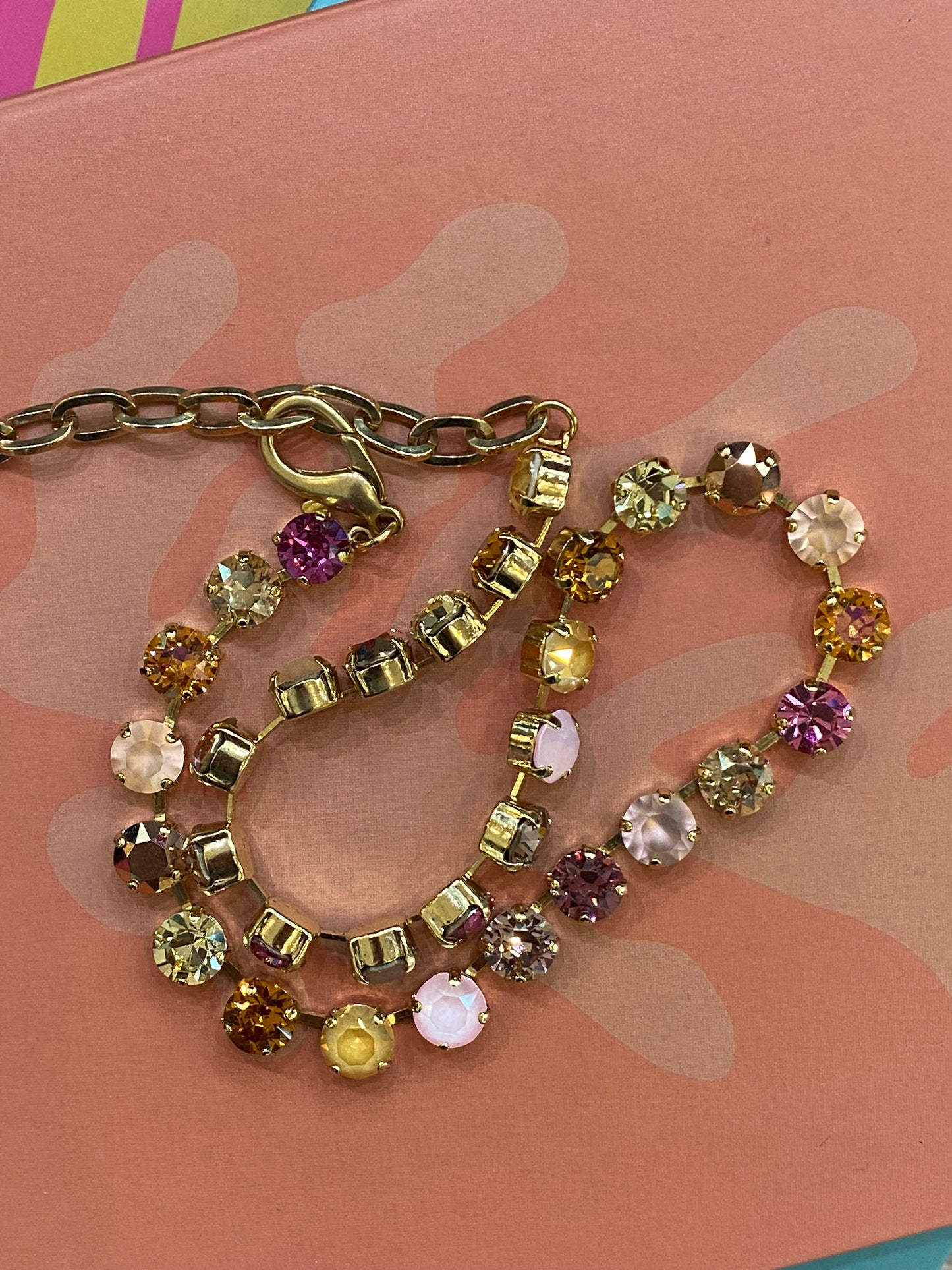 TOVA Oakland Necklace in Candy Glam Blush