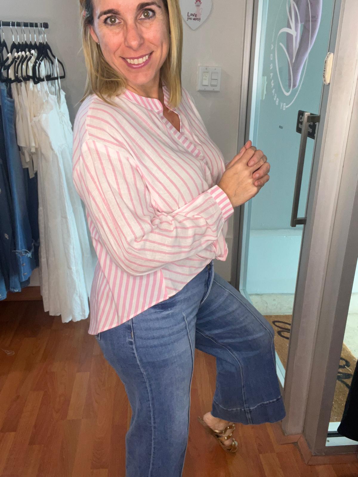 Bubblegum Stripes Top