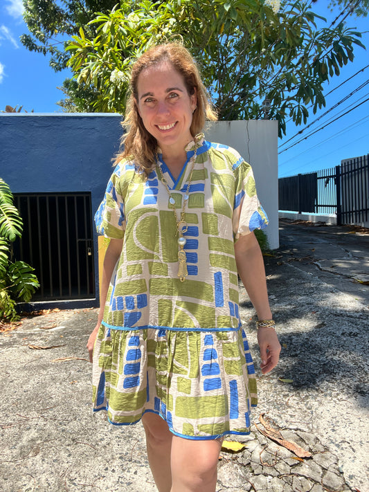 Green Zulma dress