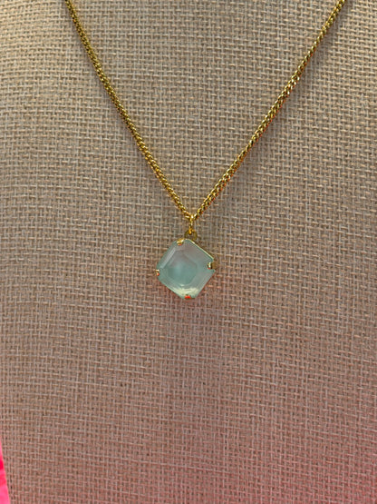 TOVA Nikki Necklace in Fairy Dust Ultra Mint