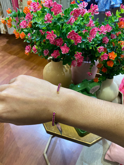 TOVA Rae Stackable Cuff Fuchsia