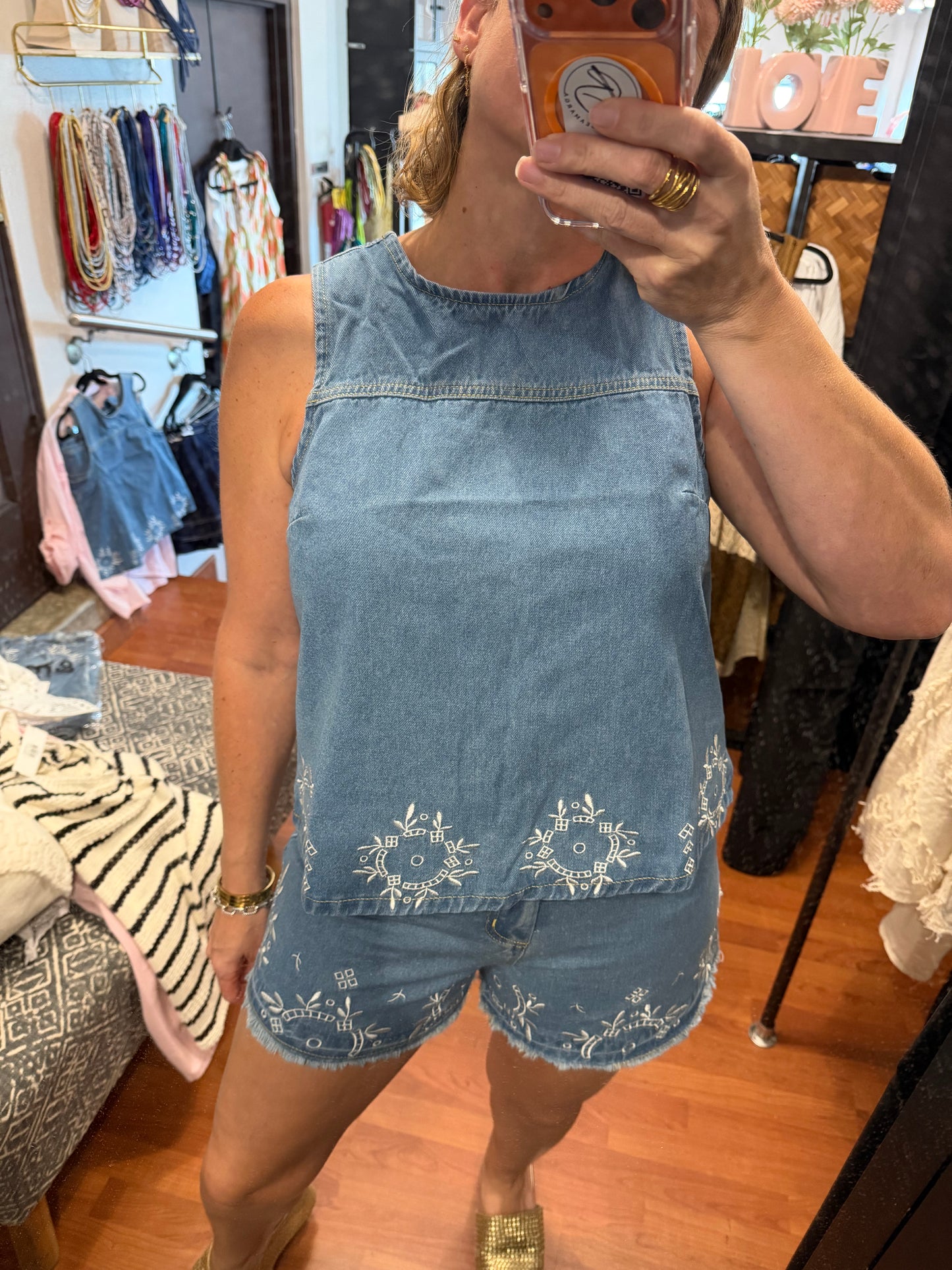 Yanira Denim Set