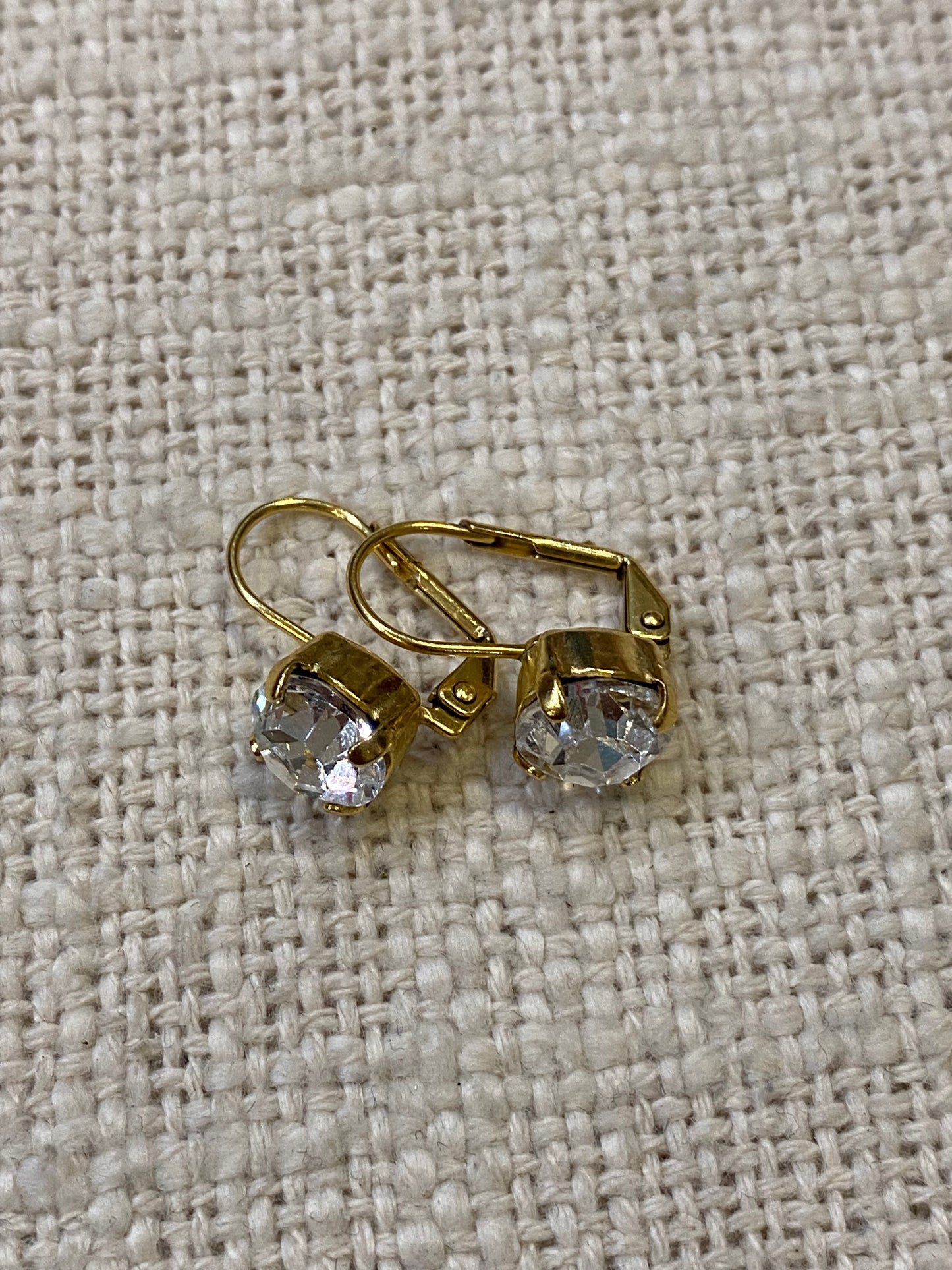 TOVA Oakland Earings Clear