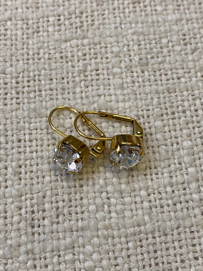 TOVA Oakland Earings Clear