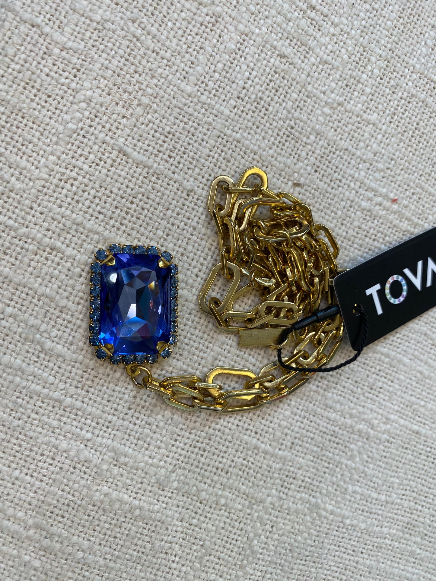 TOVA Mini Soleil Necklace Blue