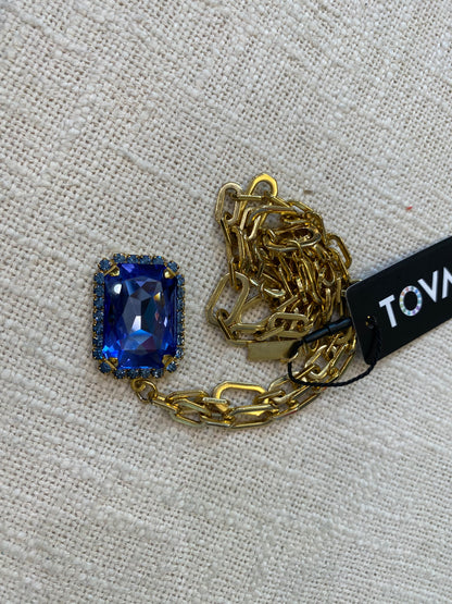 TOVA Mini Soleil Necklace Blue