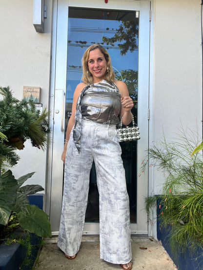 Shimmer Wide Leg Pants