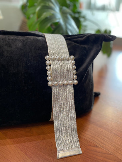 Pearl Square Buckle Belt