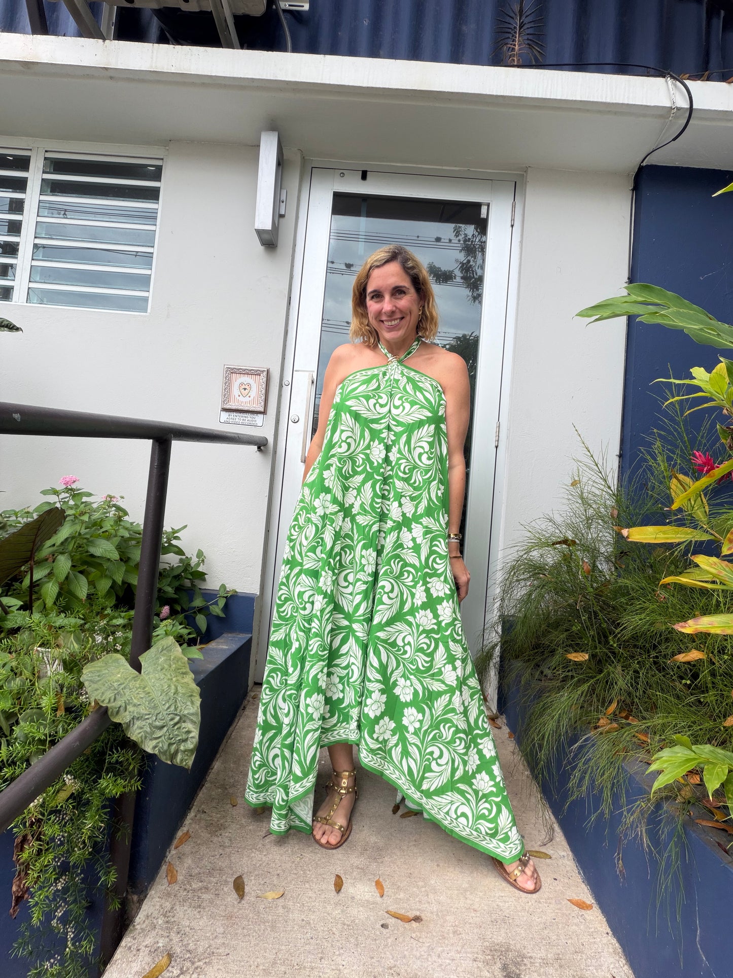 Resort Green Dress