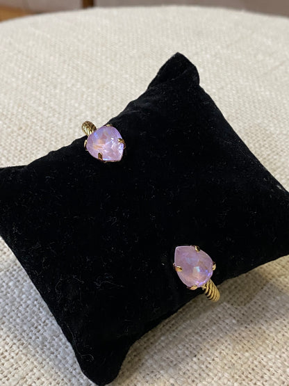 TOVA Charlotte Cuffs Pear Light Rose Glimmer