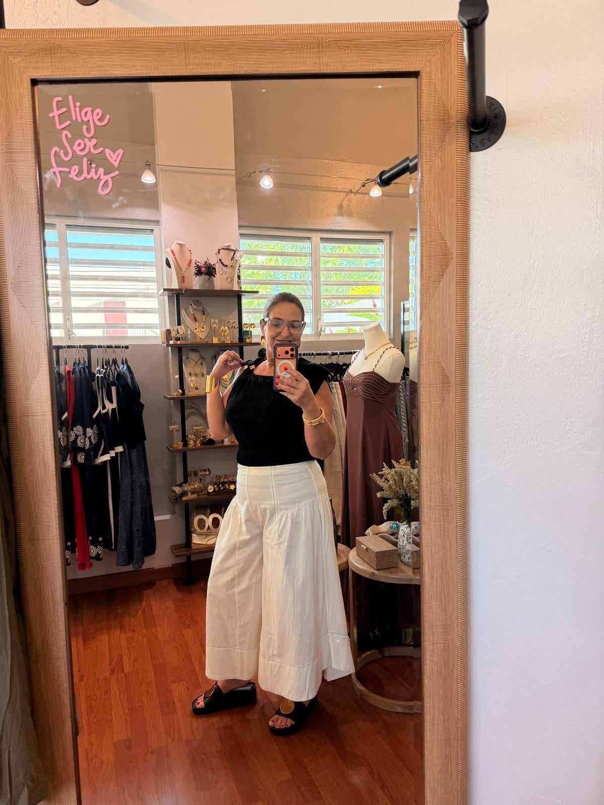 Selena White Pants