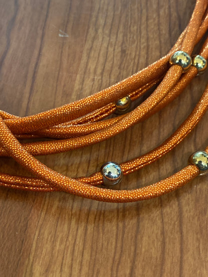Flecos Cortos: Metálicos con beads
