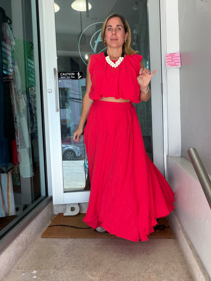 Merlot Skirt Set