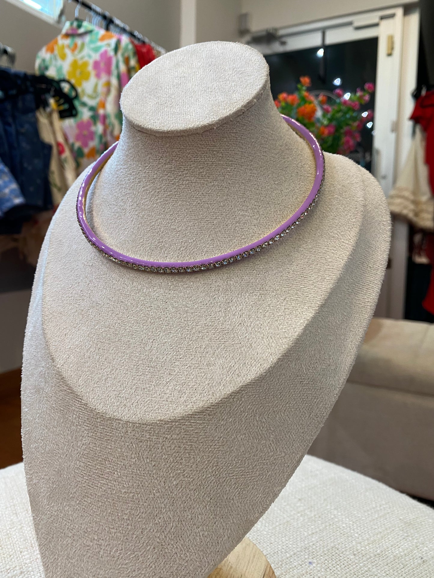 TOVA Lavender Choker