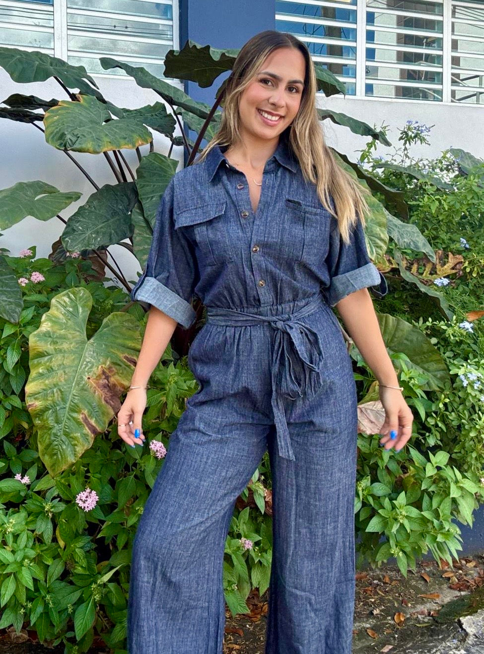 Button-down Jumpsuit