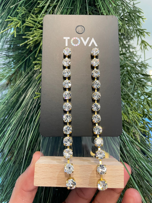 Tova White Gala Earrings