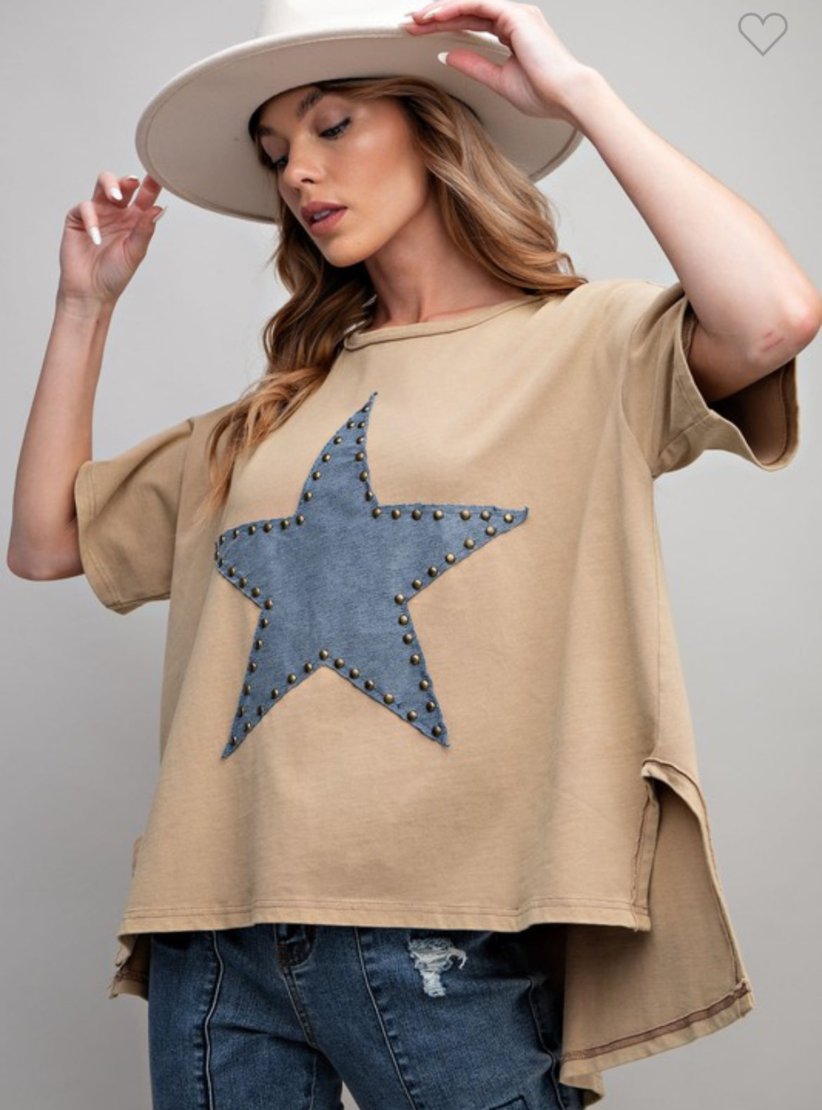 Star Patch Top