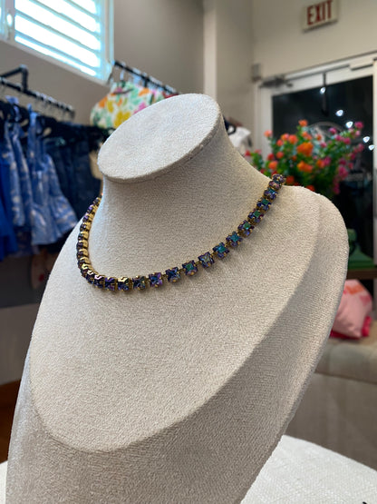 TOVA Oakland Necklace in Purple Bohemian Wonderland