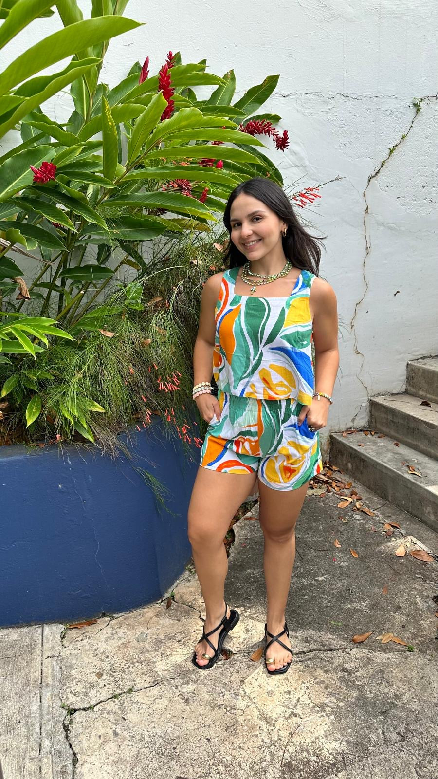 Ite tropicaleo short set