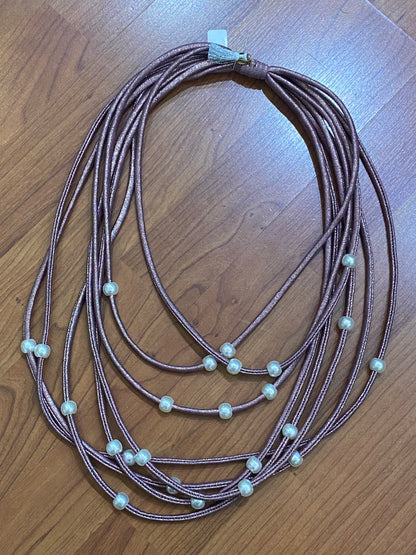 Flecos: Metálicos con beads