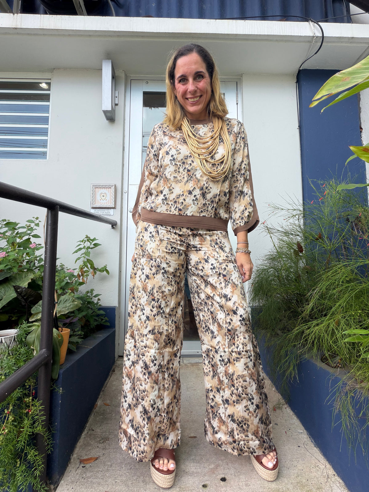 Leopard pants
