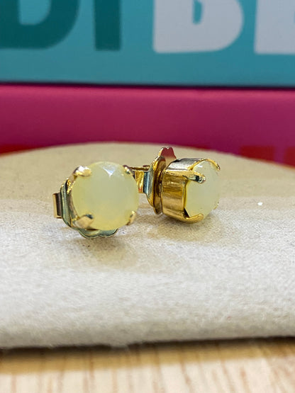 TOVA Oakland Studs Custom in Ultra Canary White Opal